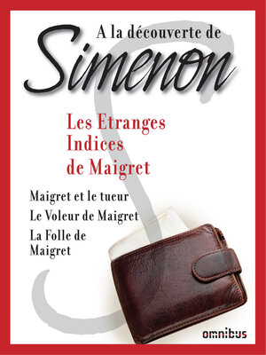 cover image of Les étranges indices de Maigret